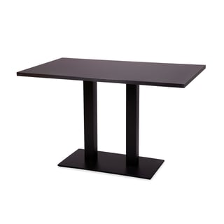 Café table JESSICA, 1200x700x755 mm, black, black