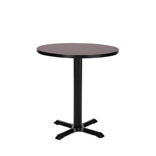 Round café table CAROLINE, Ø600x755 mm, black, black