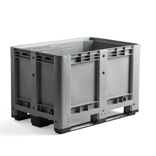 Palettenbox CARTER mit 3 Kufen, 1200 x 800 x 780 mm