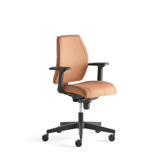 Office chair LANCASTER, low back, copper