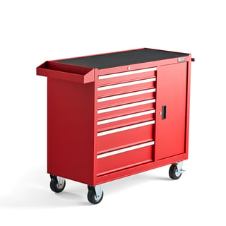 Wózek narzędziowy REPAIR, 7 szuflad, 1045x460x810 mm, czerwony