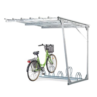 Add-on unit for Bicycle shelter FIELD, 5 bicycles