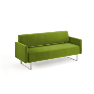 Sofa CRICKET, 3-seter med armlene, stoff Medley limegrønn