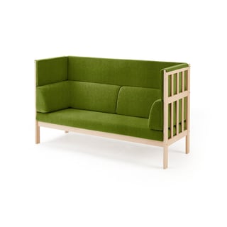Sofa KIM SILENCE, Medley fabric, lime green