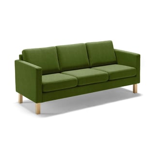 3-sits soffa LABYRINT, Tyg Medley mossgrön
