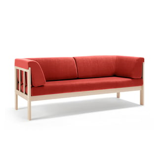 3-seater sofa KIM, Repetto fabric, orange
