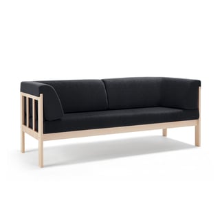 3-seater sofa KIM, Zone fabric, black