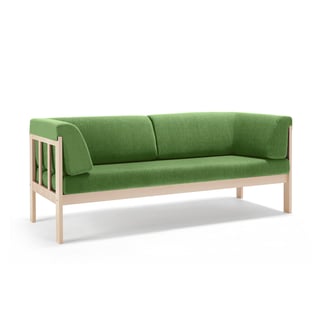 3-sits soffa KIM, Tyg Zone limegrön