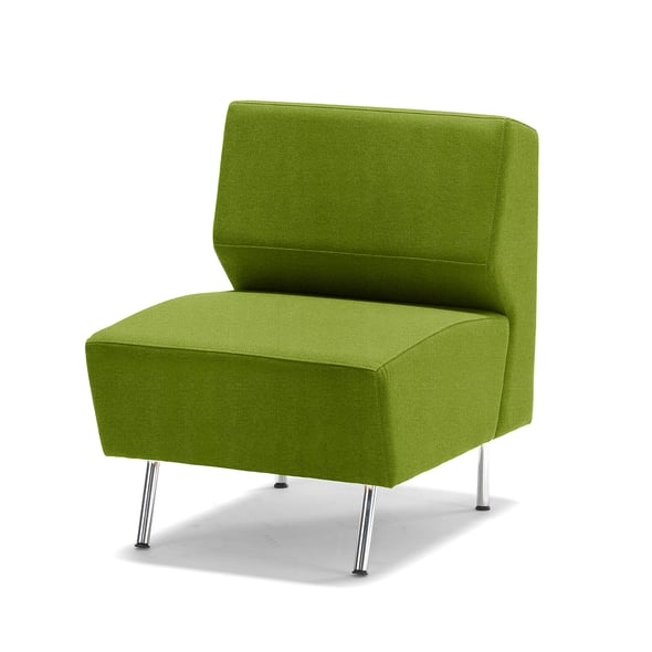 Armchair ALEX, Medley fabric, lime green AJ Products