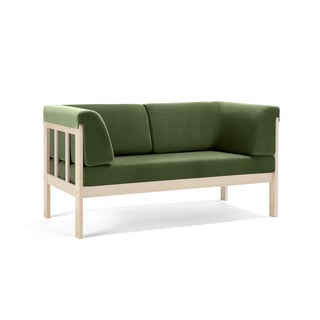2-seater sofa KIM, Medley fabric, moss green