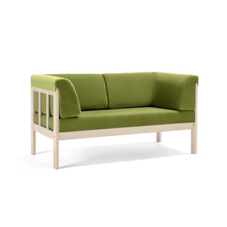 2-seater sofa KIM, Repetto fabric, algae green