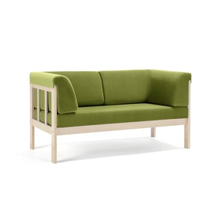 Divvietīgs dīvāns KIM, Repetto audums, aļģu zaļš