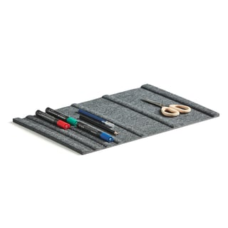 Pen tray for drawer, dark grey