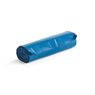 Plastična vreća 125 L, Š750xV1250 mm, plava, 10 kom/pak
