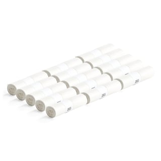 Sanitarne vreće, 15 rola (15 kom/rola), 110 L, bijele