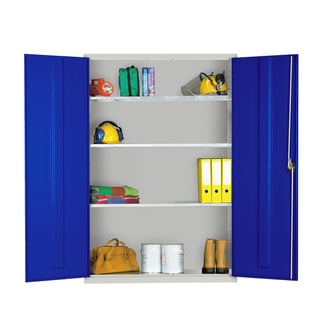 Extra wide cupboard, 1830x1220x457 mm, blue