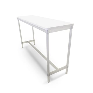 High dining table ENVIRO, 1800x500x1010 mm, white