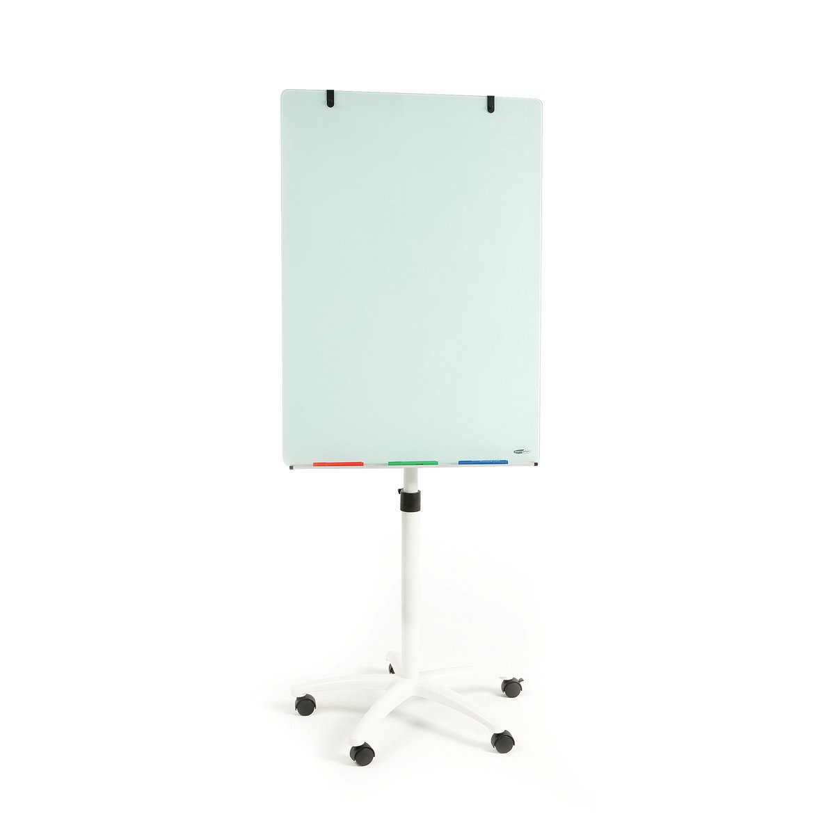 Glass mobile flip chart easel WRITEON® AJ Products