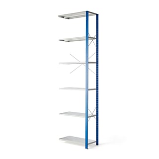 Shelving MIX, add-on section, 3000x800x400 mm
