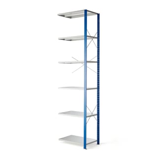 Shelving MIX, add-on section, 3000x800x500 mm