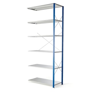Shelving MIX, add-on section, 3000x1300x600 mm