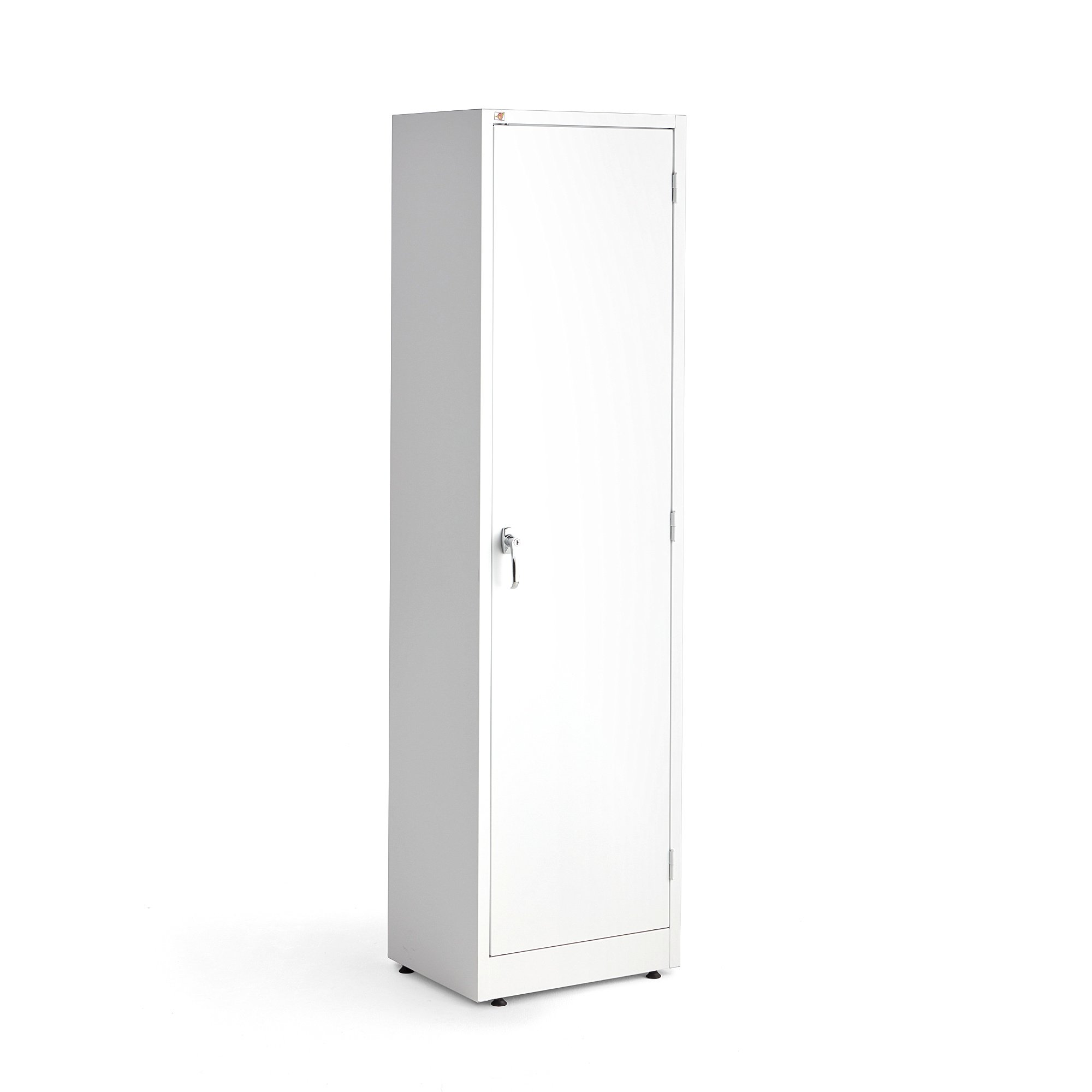 Narrow Storage Cabinet SMART 1900x530x400 Mm White AJ Products   429649 