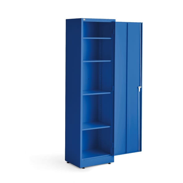 Narrow storage SMART, 1900x530x400 mm, blue AJ Products