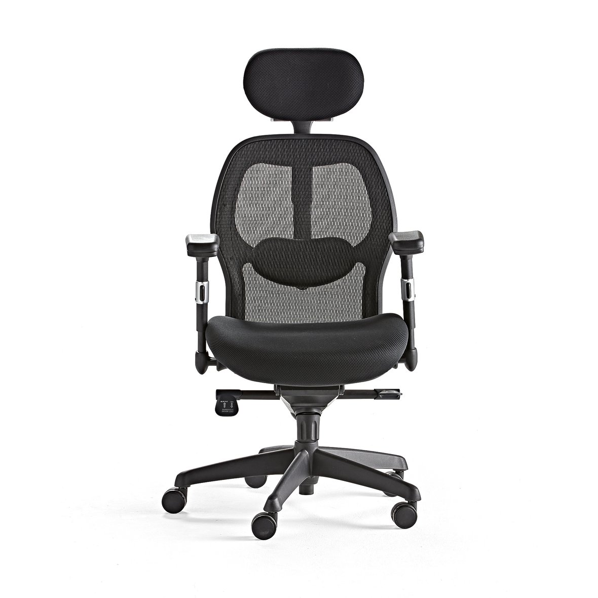 High back mesh office chair SWANSEA, black AJ Products