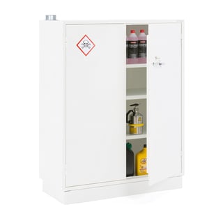 Fire-resistant chemical storage cabinet FORMULA, 1295x1000x450 mm