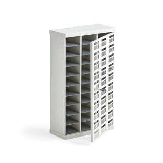 Mobile phone storage cabinet PAUSE, 30 compartments, cylinder lock