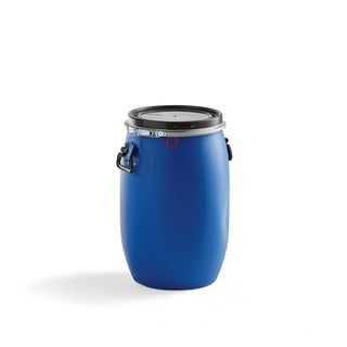 Plastic drum, 60 L, blue
