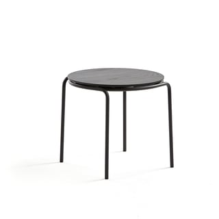 Konferenčný stolík Ashley, Ø570 x 470 mm, čierna, čierna