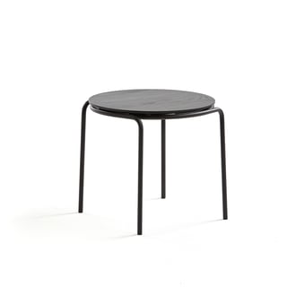 Coffee table ASHLEY, Ø570 x 470 mm, black, black