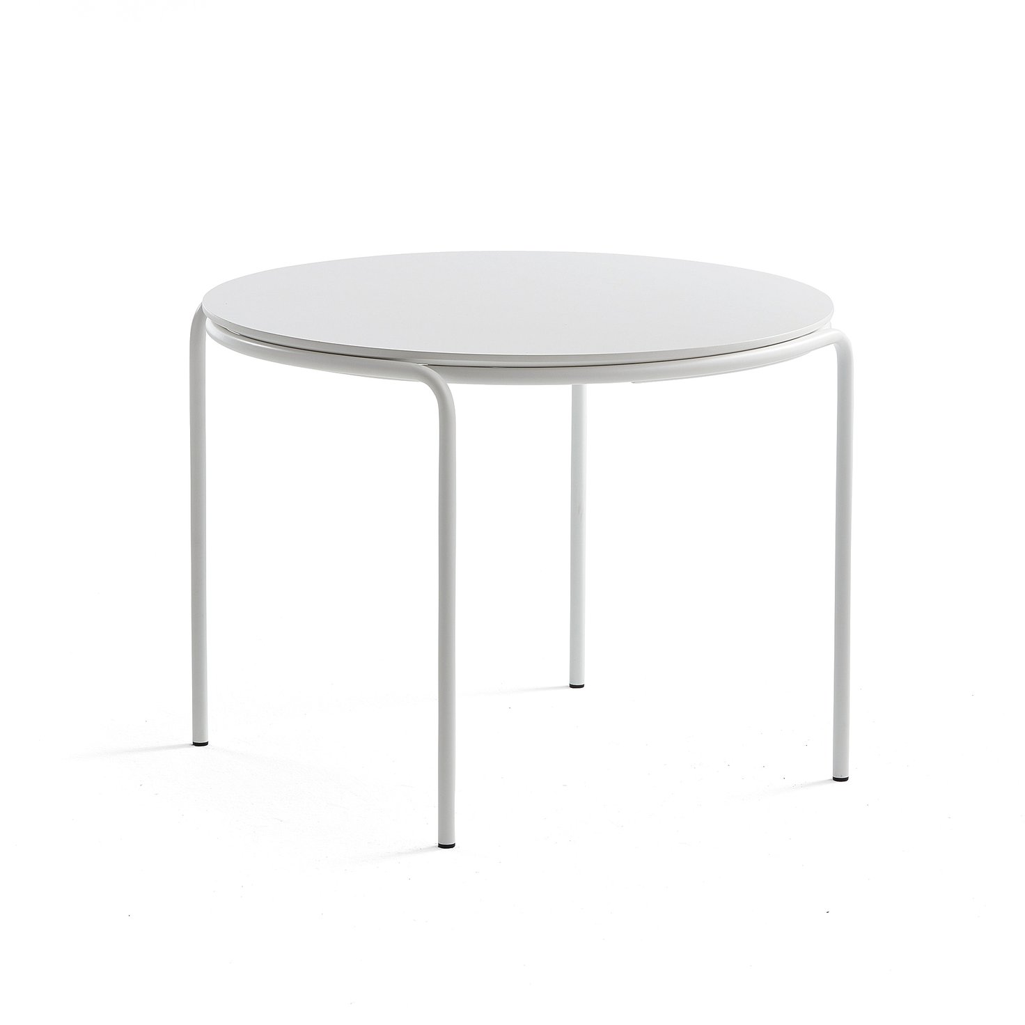 Coffee table ASHLEY, Ø770 x 530 mm, white, white AJ Products