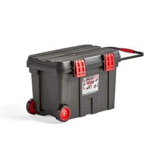 Toolbox with wheels