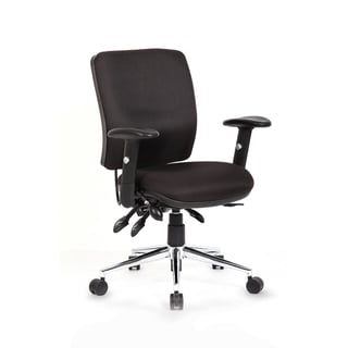 Mid back 24 hour office chair CHICHESTER, black