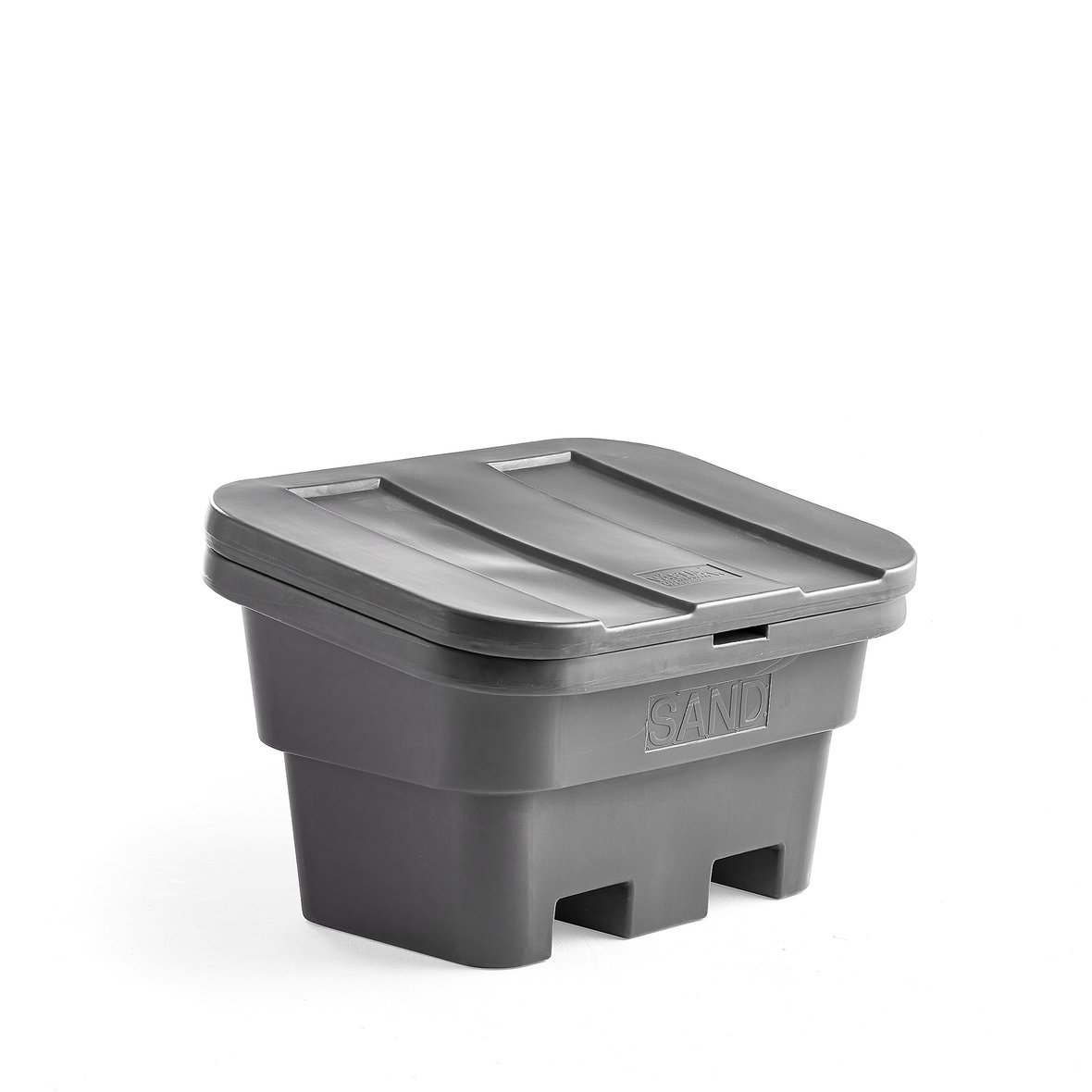 Grit bin, 600x1100x850 mm, 300 L, grey AJ Products