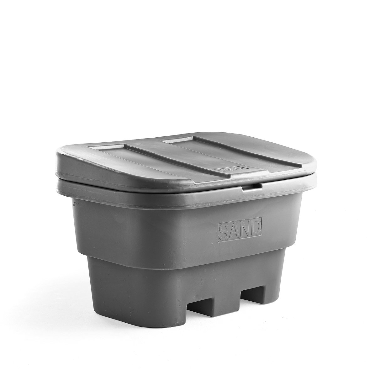 Grit bin, 730x1250x860 mm, 500 L, grey AJ Products
