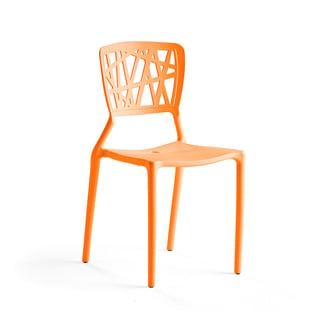 Modernaus dizaino kėdė MAYA, oranžinė