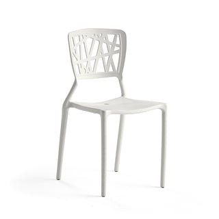 Plastic chair MAYA, white