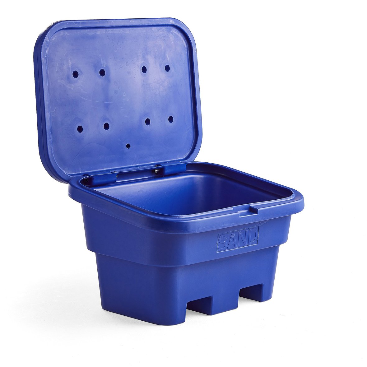 Grit bin, 600x1100x850 mm, 300 L, blue AJ Products