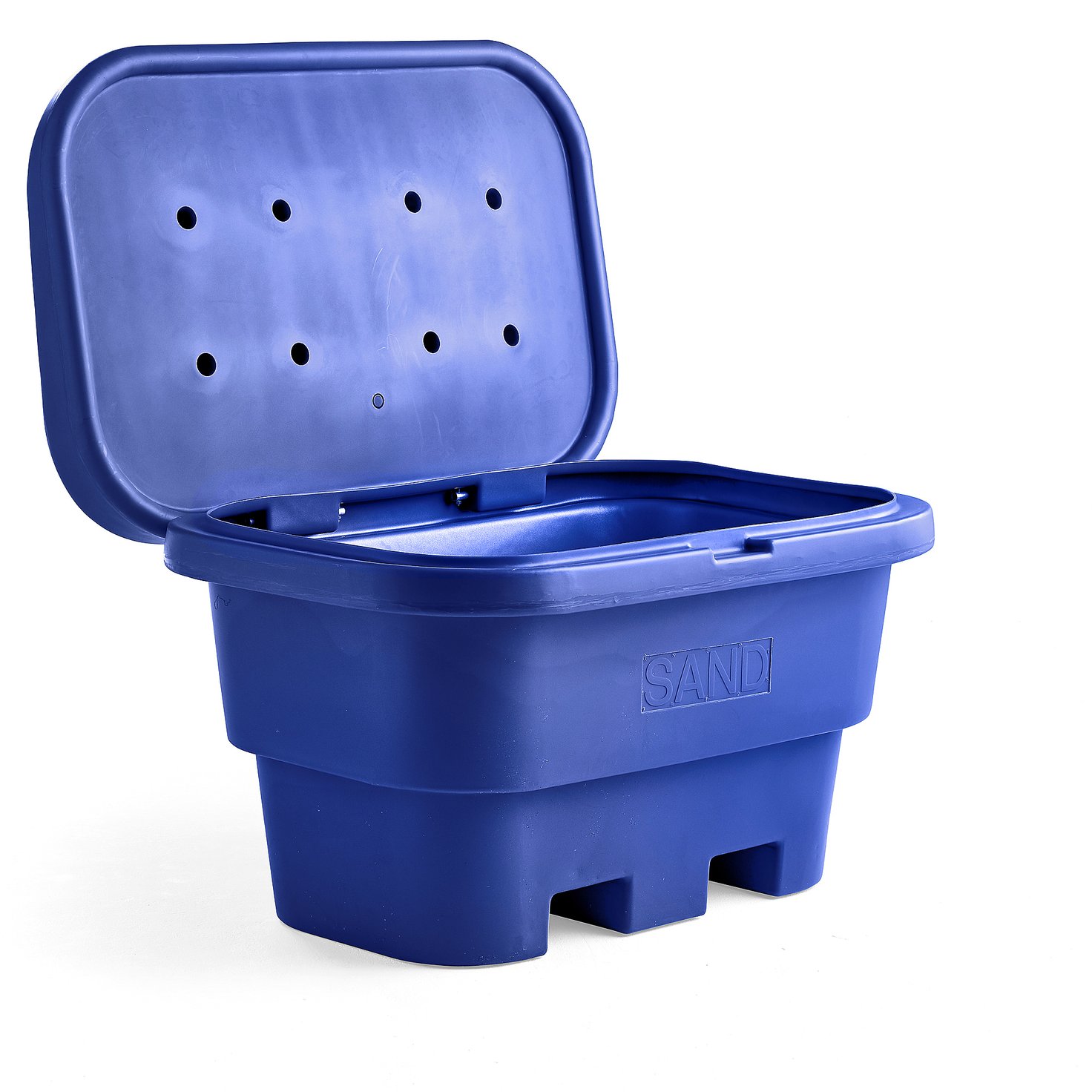 Grit bin, 730x1250x860 mm, 500 L, blue AJ Products