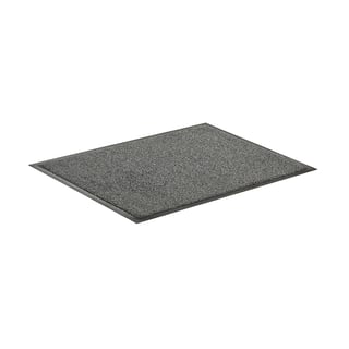 Entrance mat WELCOME, 600x850 mm, grey