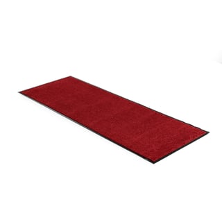 Absorbent entrance mat PURE, 900x2500 mm, red