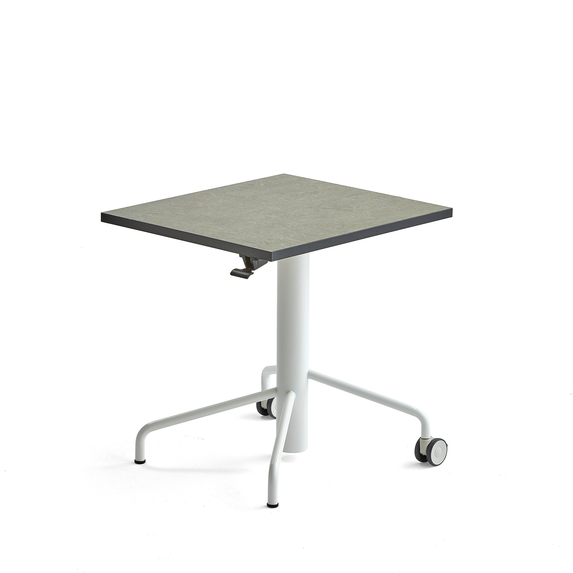 Sit stand store desk casters