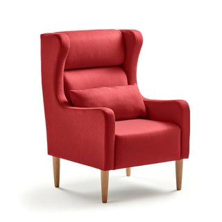 Armchair LUCKY, Medley fabric, rusty red