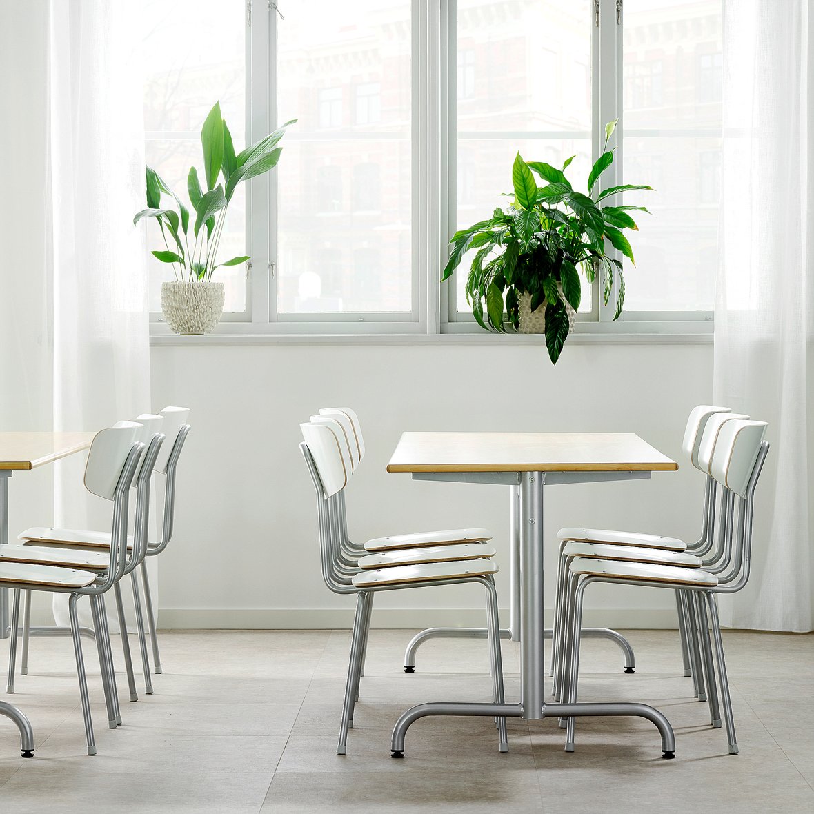 Table PLURAL, 1800x700x720 mm, noise reducing high pressure laminate