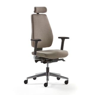 Office chair WATFORD, beige fabric