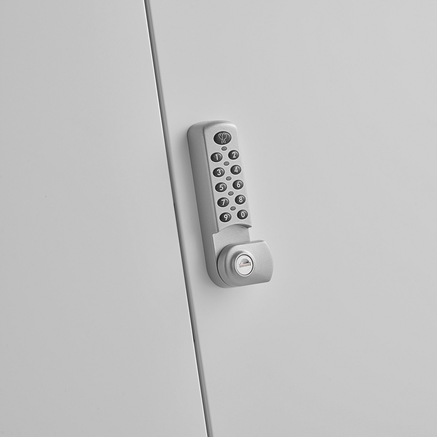 Storage with electronic lock SAFE, 1000x1000x400 mm, white AJ