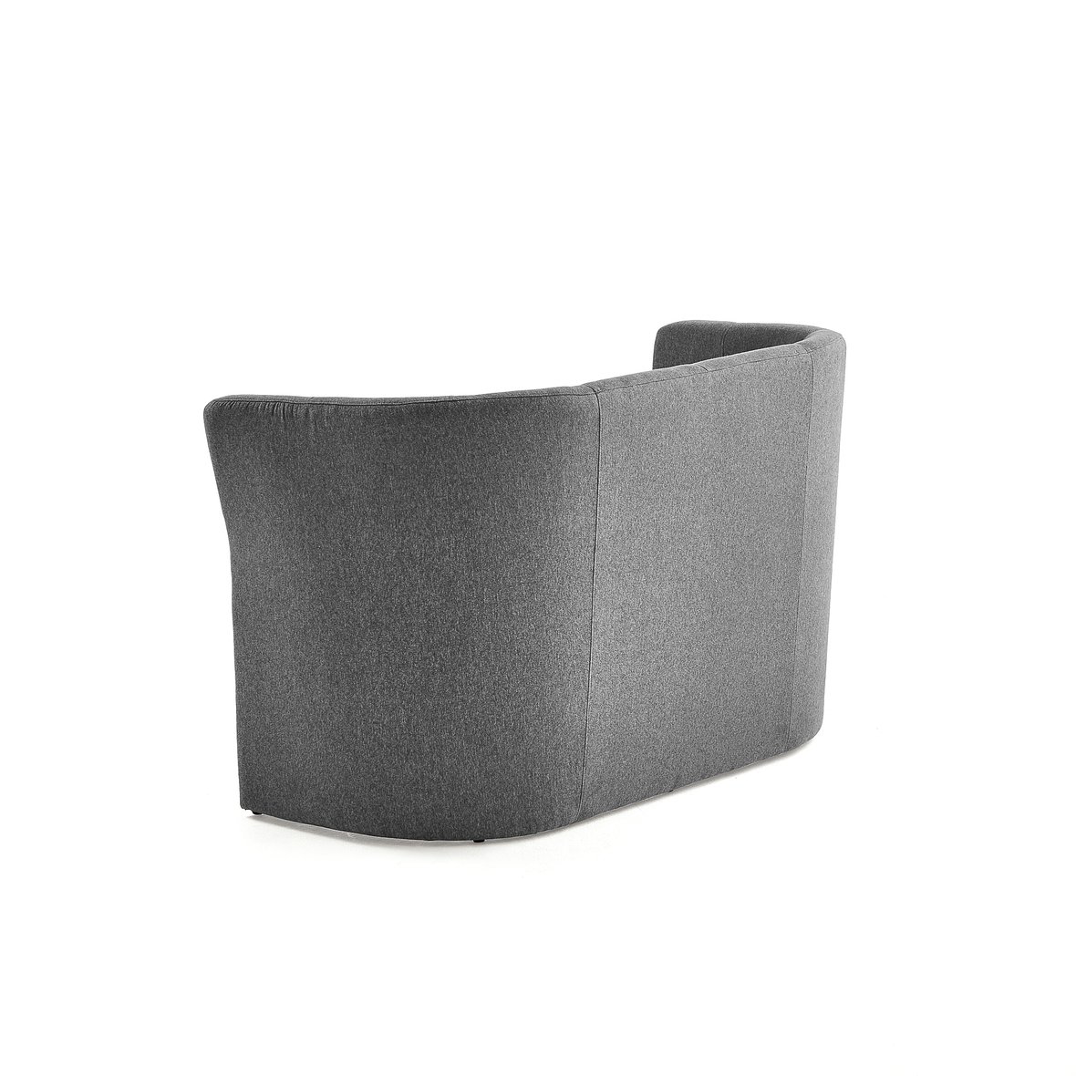 Club sofa CLOSE, 2 seater, dark grey fabric AJ Products